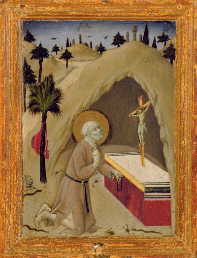 St. Jerome in the Desert by Sano di Pietro